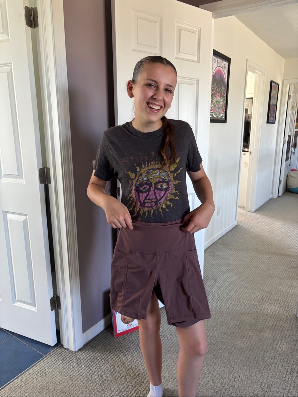 Danskin Brown Athletic Shorts